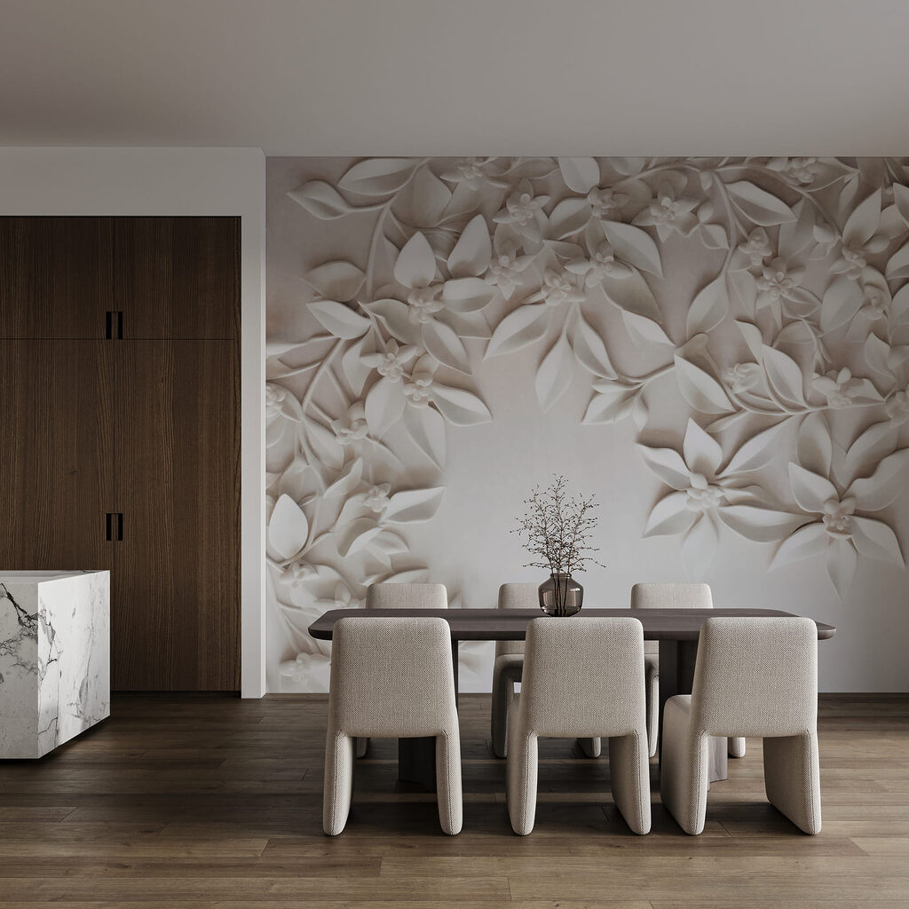 Cornici di fiori bianchi — ambiente 3