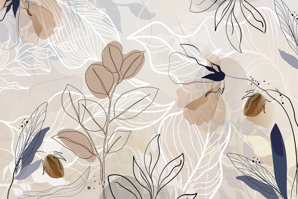 Linee botaniche a strati — design completo
